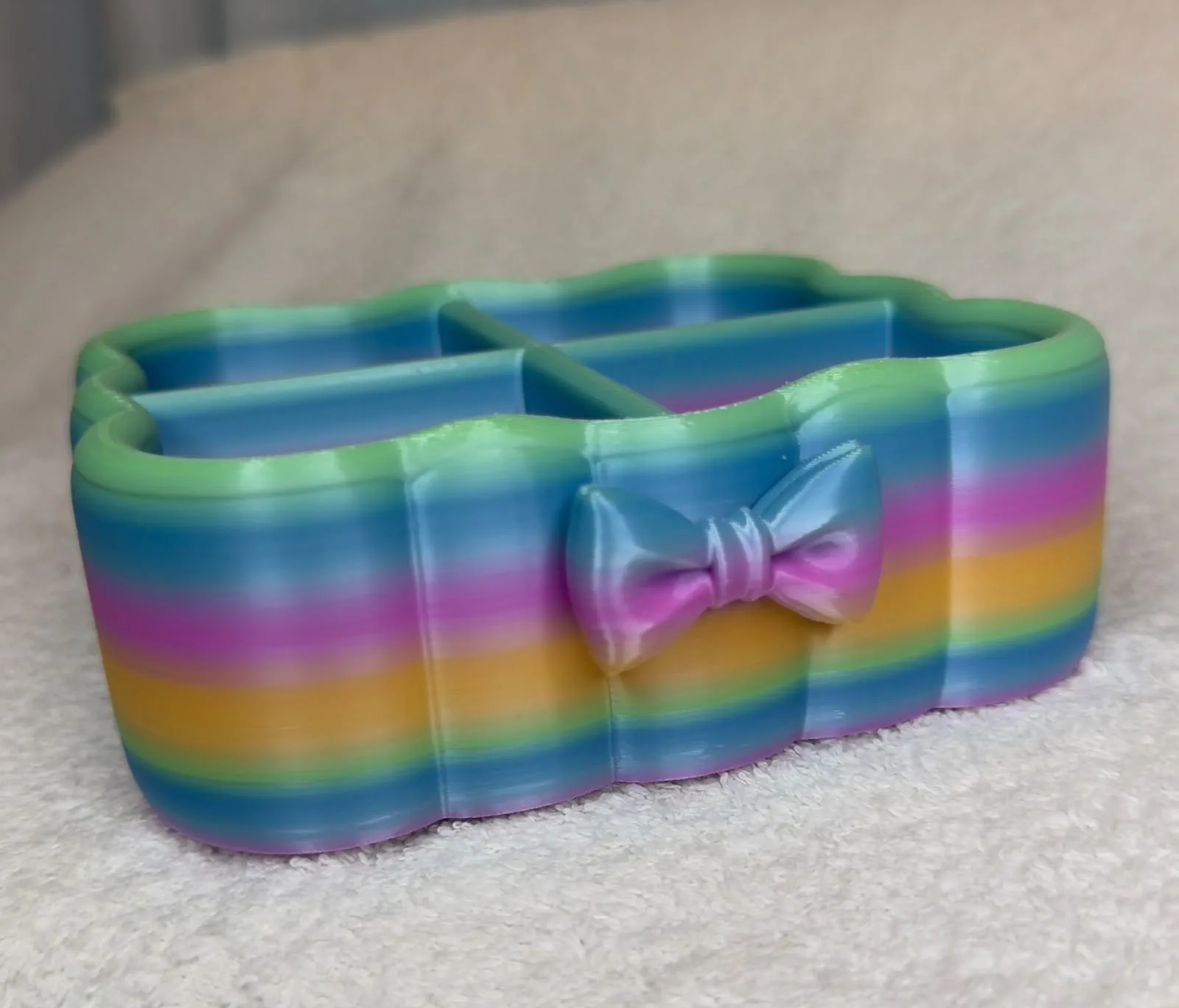Organizador de Mesa com Laço – Coleção Colorê